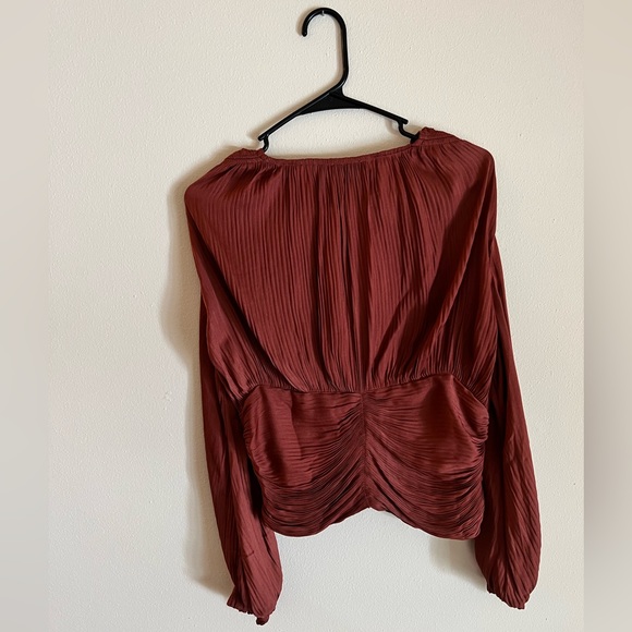 CURRENT AIR - ANTHROPOLOGY BUTTON UP BLOUSE - Picture 5 of 6